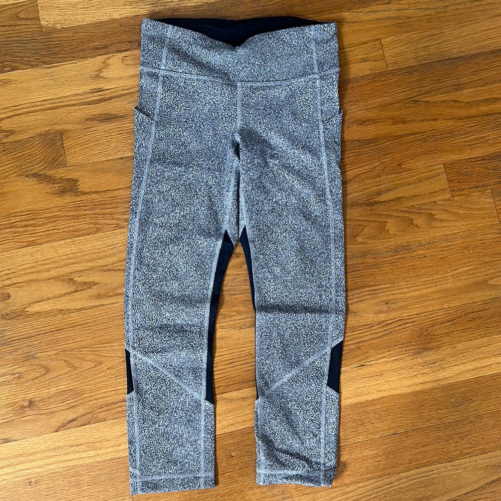 Lululemon Fast and Free high rise crop leggings